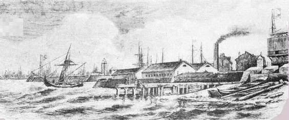 Redout Kale port. 1840s