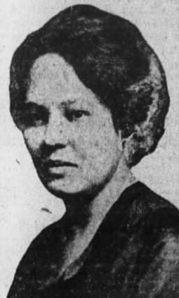 An African-American woman, from a 1923 publication.
