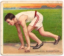 Lawson Robertson 1910 Mecca card front