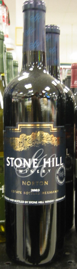 StoneHill Norton wine2003