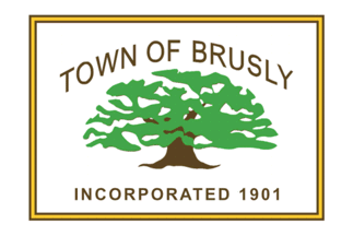 Flag of Brusly, Louisiana