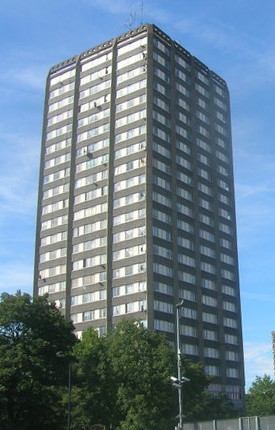 Grenfell Tower, London in 2009