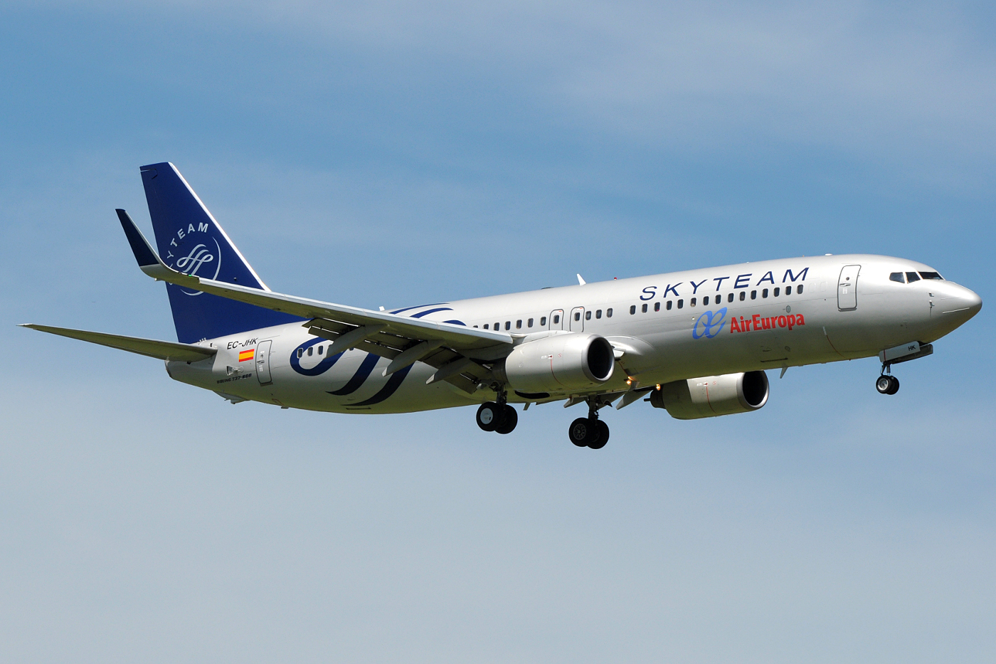 Image: Air Europa B737-800 (EC-JHK) @ ZRH, May 2011