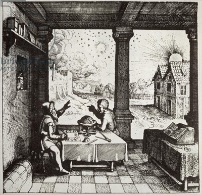 Robert Fludd's An Astrologer Casting a Horoscope 1617's An Astrologer Casting a Horoscope 1617