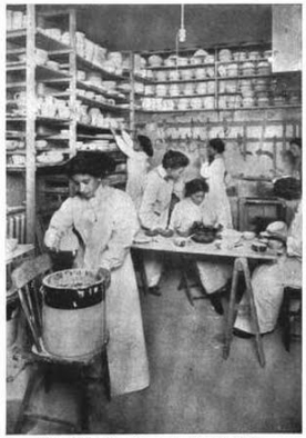 Saturday Evening Girls working in the Paul Revere Pottery, 1912.jpg