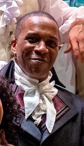 Leslie Odom, Jr., in Hamilton costume, July 2015
