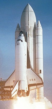 Space Shuttle Columbia launching cropped