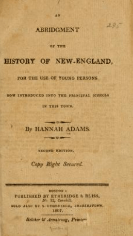 An abridgment of the history of New-England (1807)