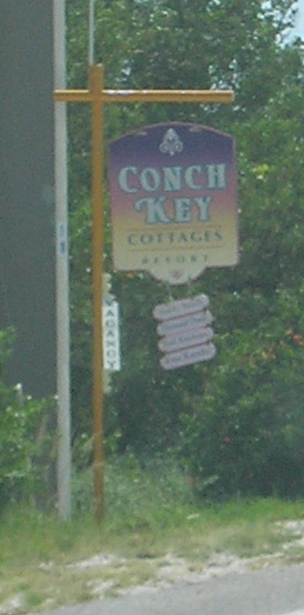 Conch Key sign