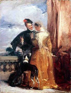 Bonington Amy Robsart and the Earl of Leicester