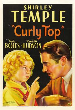 The film poster depicts Temple and Boles in costume facing each other in profile against a dark background.