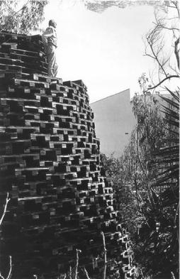 Tower of Wooden Pallets circa 1953.jpg