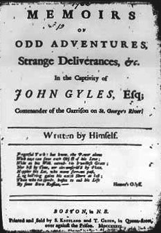 1736 Memoirs byGyles Boston