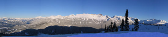 Blackcomb panorama from whistler mountain