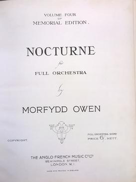 Morfydd Owen Nocturne