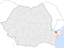 Location of Tulcea