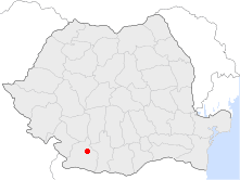 Location of Craiova