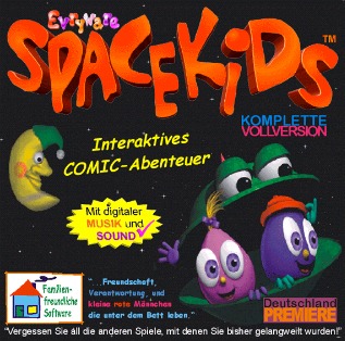 Boxart of the German edition of Spacekids