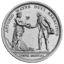 Anthony Wayne Congressional Gold Medal (front)