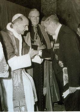 Pope Paul VI receives Special Envoy Chang