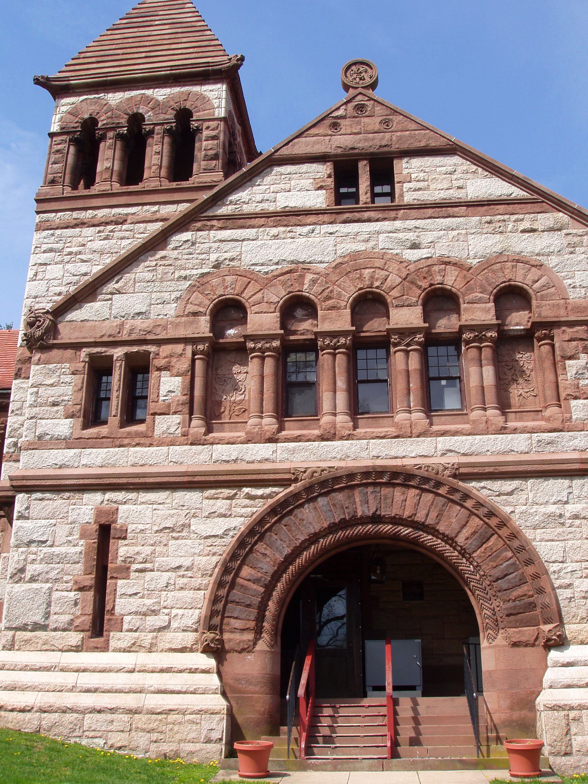 Image: Ames Free Library (North Easton MA) front facade