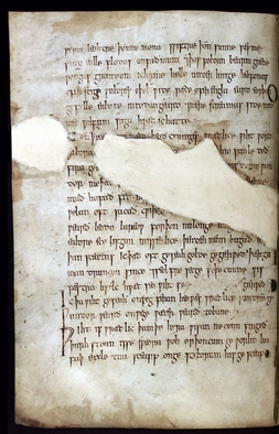 Exeter Book folio 125v