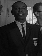 Floyd McKissick (in the oval office of the White House after the March on Washington, D.C.).jpg