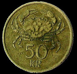 Iceland Coin Carcinus