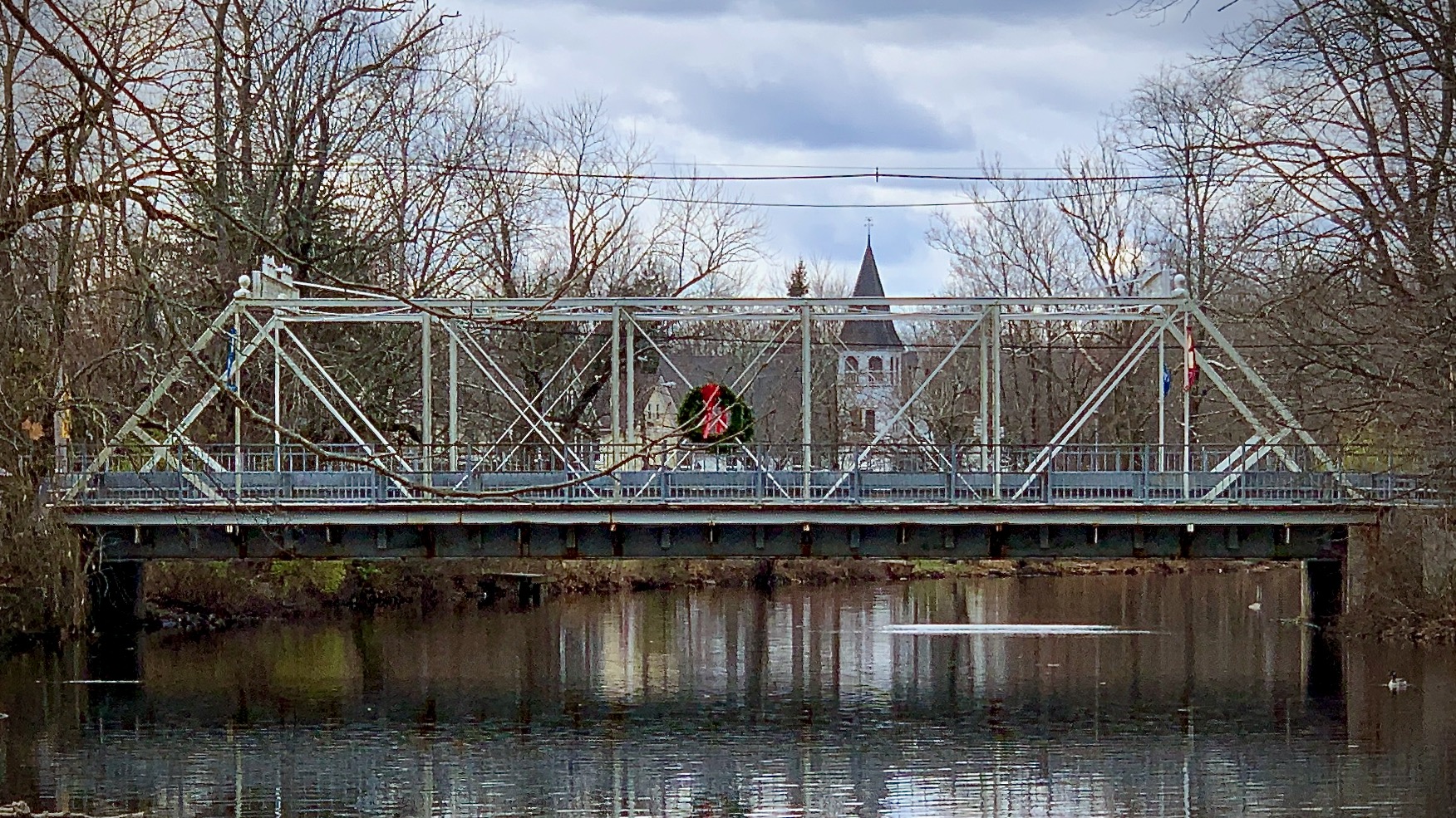 Image Main Street Bridge, Califon, NJ looking west