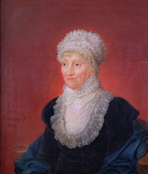 1829 Melchior Gommar Tieleman, Ölgemälde Caroline Herschel Hannover