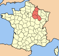 Champagne-Ardenne map