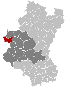Daverdisse Luxembourg Belgium Map