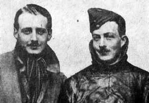 Lt. William Leefe Robinson and Lt. Wulstan Tempest