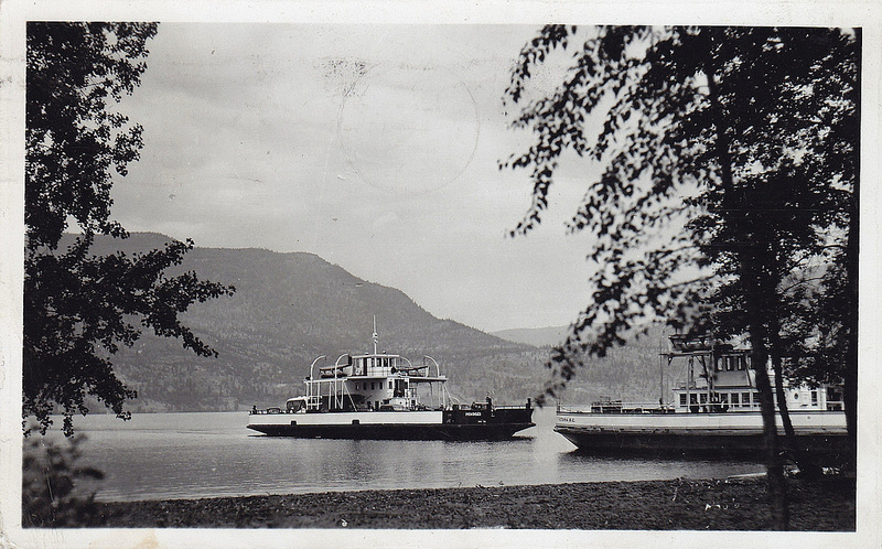 MV Pendozi at Kelowna 1946