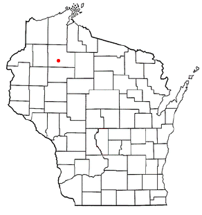 Location of Radisson (town), Wisconsin