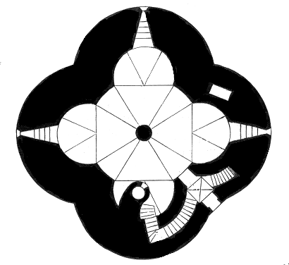 Chateau D'Etampes keep plan