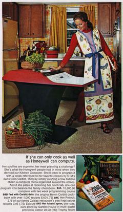 Kitchen computer ad