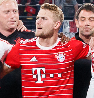 2022-07-30 Fußball, Männer, DFL-Supercup, RB Leipzig - FC Bayern München Matthijs de Ligt (cropped).jpg