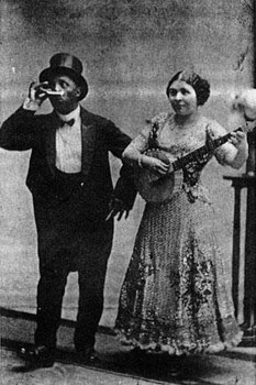 Pete Hampton and Laura Bowman, 1906