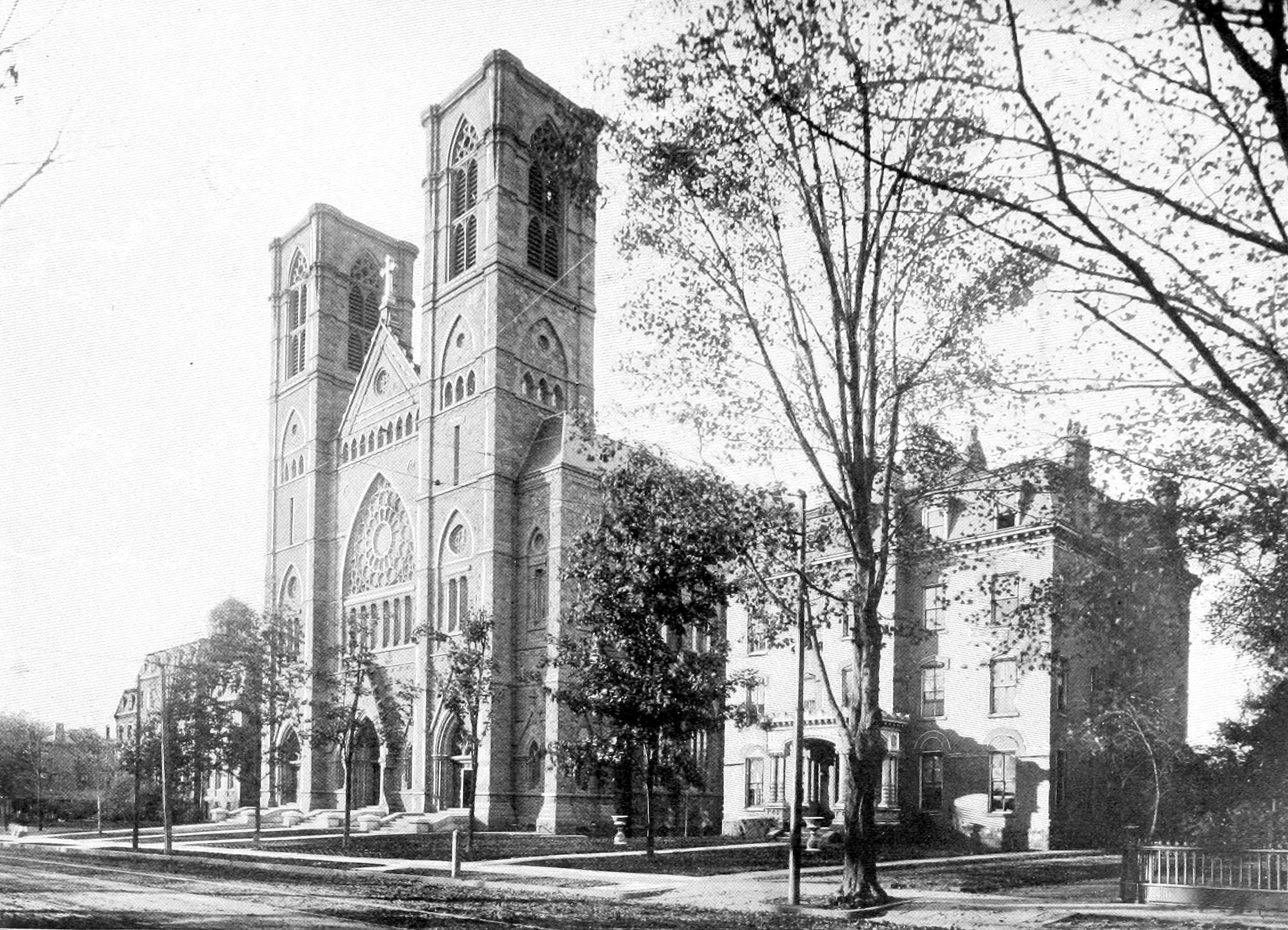 Image Cathedral of St. Joseph, Hartford, Connecticut in 1900