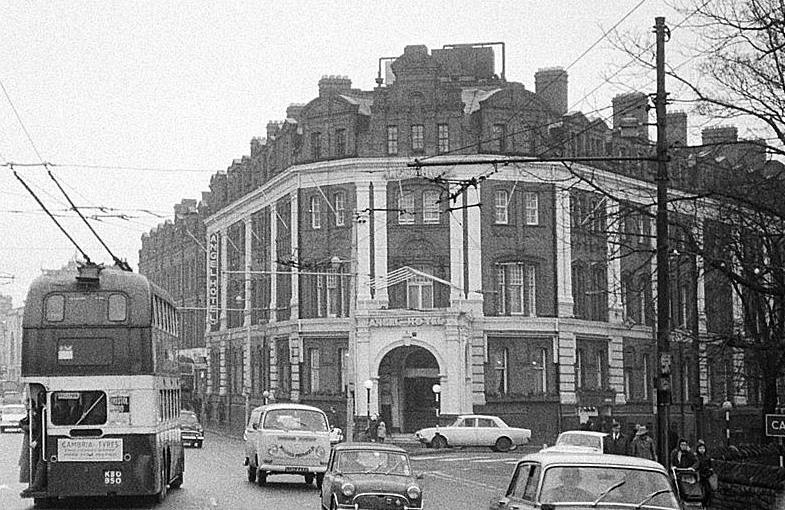 The Angel Hotel, Cardiff in 1970 (geograph 7039145)
