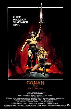 Conan the Barbarian 1982 film poster