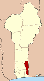 Map highlighting the Plateau Department