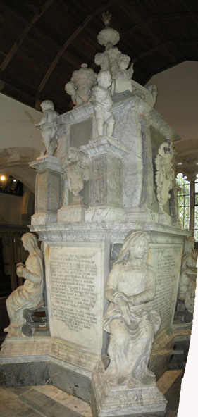 Monument to Sir Henry Furnese, All Saints church, Waldershare - geograph.org.uk - 1610052
