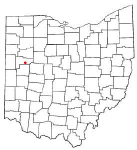Location of Fryburg, Ohio