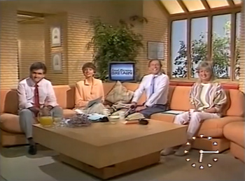 Good Morning Britain 1986 sofa