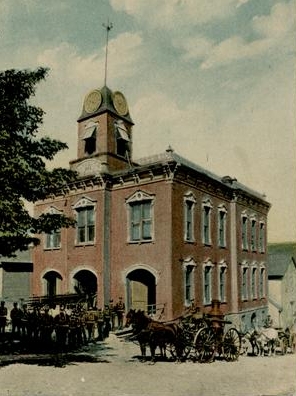 Houghton Fire Hall c1900