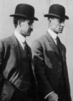 Wright Brothers in 1910 crop
