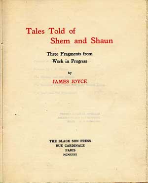Tales of shem and shaun