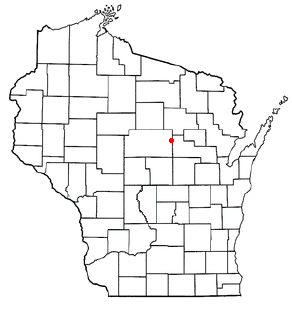 Location of Birnamwood (town), Wisconsin